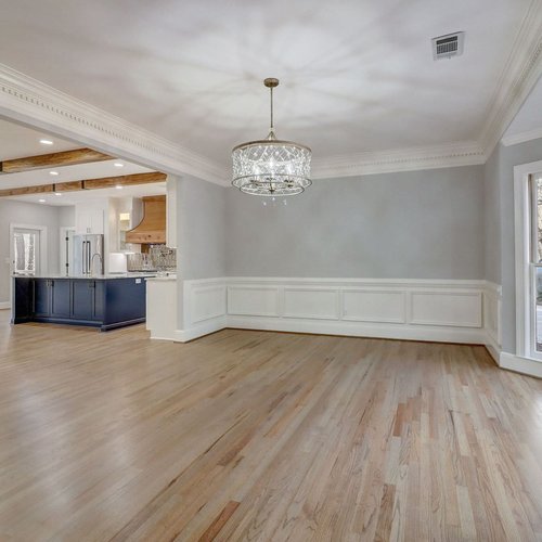LVP flooring in an open concept living room by Marquis Floors in Lilburn, GA
