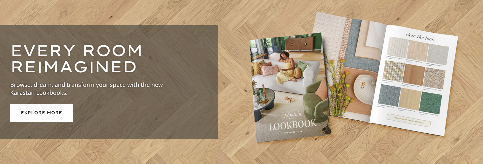Get inspired by beautiful flooring styles from Karastan's latest lookbook