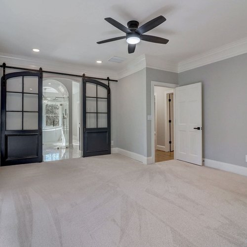 New flooring in an open room by Marquis Floors in Lilburn, GA